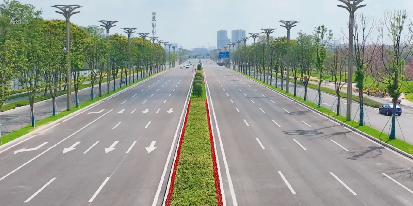 太炫酷啦！德陽(yáng)首條“智慧道路”試通車！位置在……